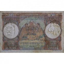 Maroc - Pick 45 - 100 francs - Série R.27 - 09/01/1950 - Etat : SUP