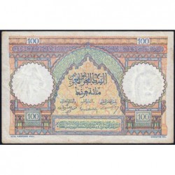 Maroc - Pick 45_2 - 100 francs - Série R.27 - 09/01/1950 - Etat : TTB