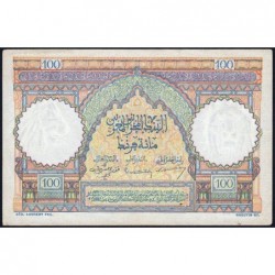 Maroc - Pick 45_2 - 100 francs - Série R.27 - 09/01/1950 - Etat : SUP+
