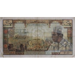 Maroc - Pick 53f - 5 dirhams - Série P.42- 1969 - Etat : TB