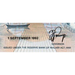 Malawi - Pick 25b - 10 kwacha - Série BE - 01/09/1992 - Etat : NEUF