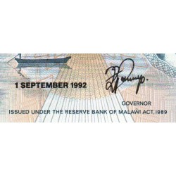 Malawi - Pick 25b - 10 kwacha - Série BS - 01/09/1992 - Etat : NEUF
