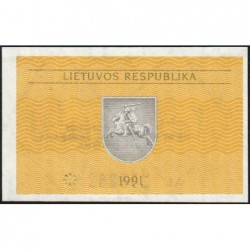 Lituanie - Pick 30 - 0,20 talonas - Série AL - 1991 - Etat : SUP