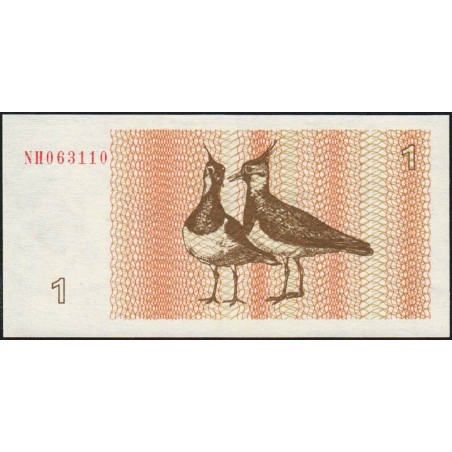 Lituanie - Pick 39 - 1 talonas - Série NH - 1992 - Etat : NEUF