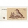 Lituanie - Pick 40 - 10 talonas - Série JA - 1992 - Etat : SUP