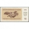 Lituanie - Pick 40 - 10 talonas - Série JA - 1992 - Etat : SUP