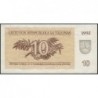 Lituanie - Pick 40 - 10 talonas - Série PC - 1992 - Etat : SPL