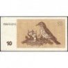 Lituanie - Pick 40 - 10 talonas - Série PD - 1992 - Etat : SUP