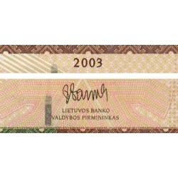 Lituanie - Pick 67 - 50 litu - Série AH - 2003 - Etat : NEUF
