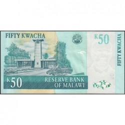 Malawi - Pick 53a - 50 kwacha - Série AT - 31/10/2005 - Etat : NEUF