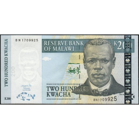 Malawi - Pick 55 - 200 kwacha - Série BN - 31/06/2004 - Etat : pr.NEUF