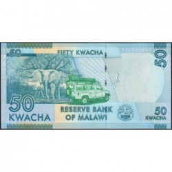 Malawi - Pick 58a - 50 kwacha - Série AA - 01/01/2012 - Etat : NEUF