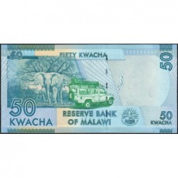 Malawi - Pick 58a - 50 kwacha - Série AC - 01/01/2012 - Etat : NEUF