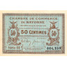 Bayonne - Pirot 21-5a - 50 centimes - Série EE - 16/01/1915 - Etat : SPL
