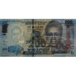 Malawi - Pick 60a - 200 kwacha - Série AD - 01/01/2012 - Etat : NEUF