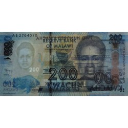 Malawi - Pick 60a - 200 kwacha - Série AE - 01/01/2012 - Etat : NEUF