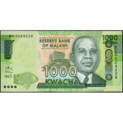 Malawi - Pick 67b - 1'000 kwacha - Série BG - 01/01/2016 - Etat : NEUF