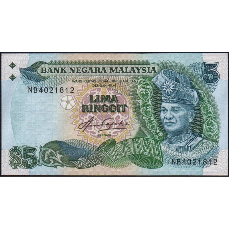 Malaisie - Pick 20 - 5 ringgit - Série NB - 1981 - Etat : NEUF