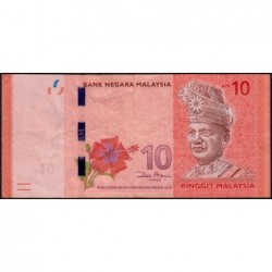 Malaisie - Pick 53a - 10 ringgit - Série AH - 2012 - Etat : TTB-