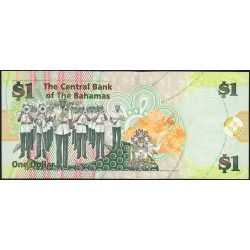Bahamas - Pick 71_2 - 1 dollar - Série AM - 2008 - Etat : NEUF