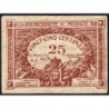 Monaco - Pirot 136-9 - 25 centimes - Sans série -16/03/1920 - Etat : TB