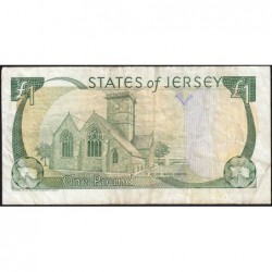 Jersey - Pick 15a - 1 pound - Série CC - 1989 - Etat : TB