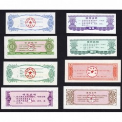 Chine - Lot de 8 billets de nécessité - Lot 11