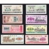 Chine - Lot de 8 billets de nécessité - Lot 14