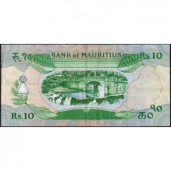 Maurice (île) - Pick 35a - 10 rupees - Série A/35 - 1985 - Etat : TTB