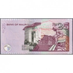 Maurice (île) - Pick 49b - 25 rupees - Série AT - 2003 - Etat : NEUF