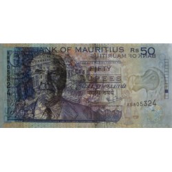 Maurice (île) - Pick 50a - 50 rupees - Série AB - 1999 - Etat : TTB+