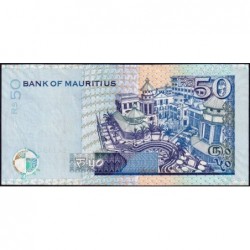 Maurice (île) - Pick 50d - 50 rupees - Série BA - 2006 - Etat : TTB+