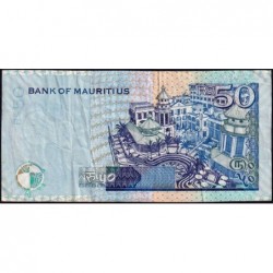 Maurice (île) - Pick 50e - 50 rupees - Série BJ - 2009 - Etat : TB