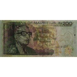 Maurice (île) - Pick 52a - 200 rupees - Série AE - 1999 - Etat : TTB-