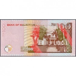 Maurice (île) - Pick 56c - 100 rupees - Série CD - 2009 - Etat : NEUF