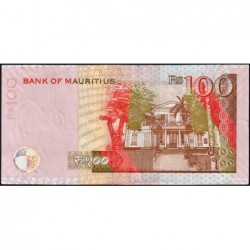 Maurice (île) - Pick 56c - 100 rupees - Série CH - 2009 - Etat : TTB