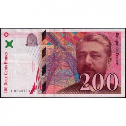 F 75-01 - 1995 - 200 francs - Eiffel - Série L - Etat : TTB-