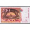 F 75-02 - 1996 - 200 francs - Eiffel - Série E - Etat : SUP+