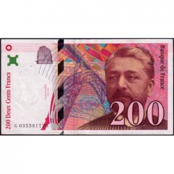 F 75-02 - 1996 - 200 francs - Eiffel - Série G - Etat : TTB+