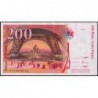 F 75-02 - 1996 - 200 francs - Eiffel - Série H - Etat : TTB