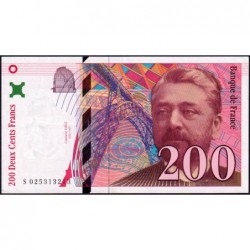 F 75-02 - 1996 - 200 francs - Eiffel - Série S - Etat : SUP