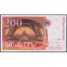 F 75-03a - 1996 - 200 francs - Eiffel - Série S - Etat : SUP+