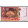 F 75-03a - 1996 - 200 francs - Eiffel - Série S - Etat : TTB