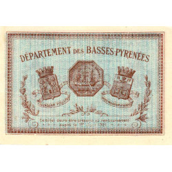 Bayonne - Pirot 21-24 - 50 centimes - Série HHH - 22/05/1916 - Etat : SUP+