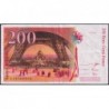 F 75-03b - 1996 - 200 francs - Eiffel - Série C - Etat : TTB-