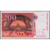 F 75-03b - 1996 - 200 francs - Eiffel - Série K - Etat : TTB-