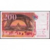 F 75-03b - 1996 - 200 francs - Eiffel - Série L - Etat : TTB-