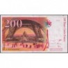 F 75-04b - 1997 - 200 francs - Eiffel - Série E - Etat : TTB-