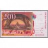 F 75-04b - 1997 - 200 francs - Eiffel - Série F - Etat : TTB