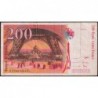 F 75-04b - 1997 - 200 francs - Eiffel - Série H - Etat : TB